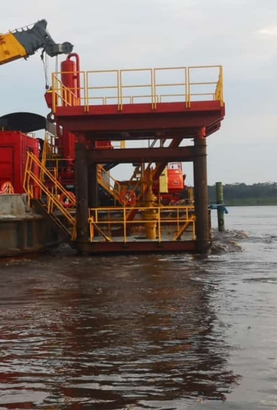 Sellamiento de pozo abandonado en el Rio Magdalena 5